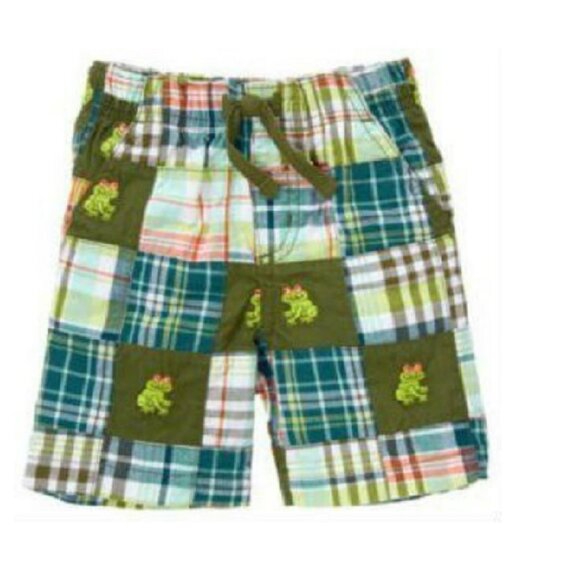 NWT Gymboree Jungle Explorer Frog & Tuocan Top & Frog Patchwork Shorts Sz 2T, 3T - Picture 3 of 3